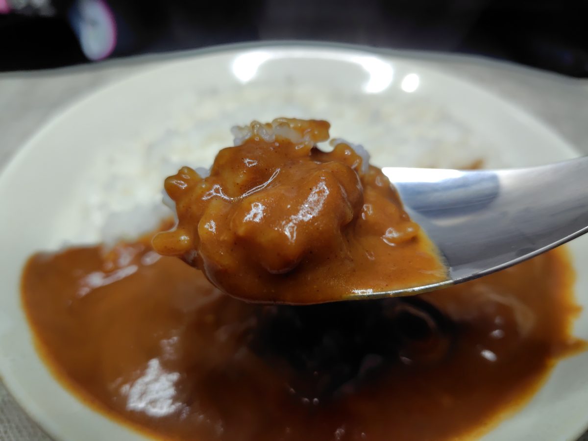 ハウス カレーマルシェ 辛口とライスとのなじみ具合